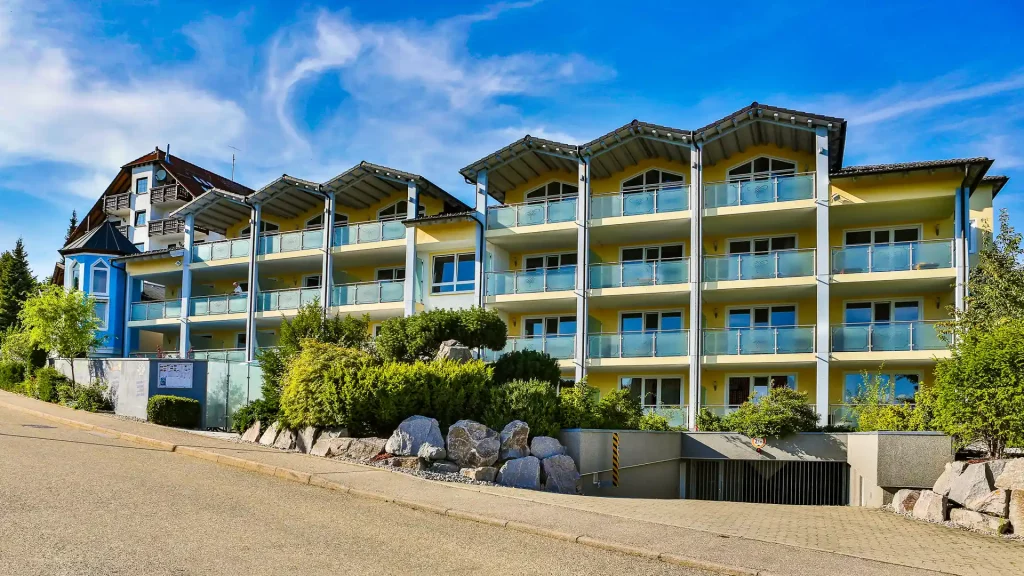 Extérieur et façade de la résidence de bien-être au Wellnesshotel Albblick